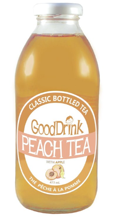 GoodDrink Peach Tea w/ Apple 473ml - 12/cs (01057)