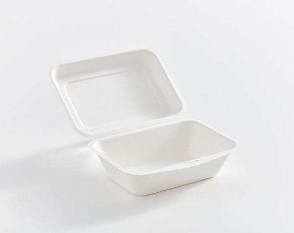 Eco Guardian Compostable Fibre Clamshell 7" x 5" x 3" - 250/cs (EG-N-C001) (00087)
