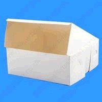 White Cake Box - 6 x 6 x 2.5 - 250/Bdle