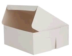 Box - Cake PIE - 9 x 9 x 2.5 (10175) - NO WINDOW 200/Bdle