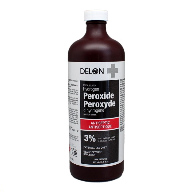 Delon Hydrogen Peroxide 3% 473ML(Sold By Each)(67151)(12)