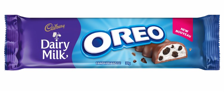 Mondelez Cadbury Dairy Milk OREO Bar REGULAR Size 38g - 12/BOX (12) (01444)