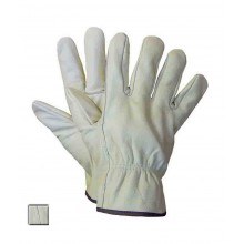 Bin #64 - Leather Driver Glove, One Piece Palm, Cow Grain leather A grade, LG (Sold By Pair)(No Barcode)