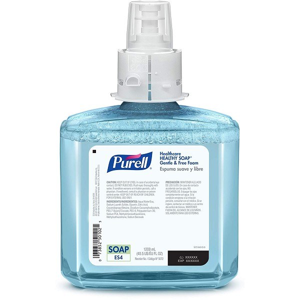 Purell / Gojo ES4 *MANUAL SOAP* Gentle & Fragrance Free Foam- 1200ml (5072-02) (2) (51345)