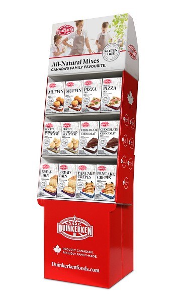 Duinkerken Shipper Display (6: muffin/biscuit/pancake/bread/chocolate/pizza)(36 Box total)(sold by PPK)