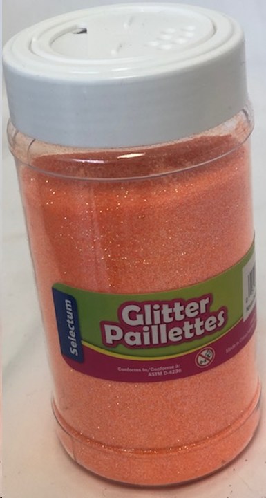 Glitter Powder Shaker Neon Orange - 227g - (54998)