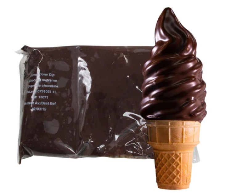 Belgian Chocolate Cone Dip ***Chocolate Mousse ***1kg (6) Sold by Bag