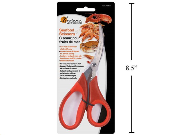 Seafood Scissors-Luciano (Sold By Each)(80637)(12)
