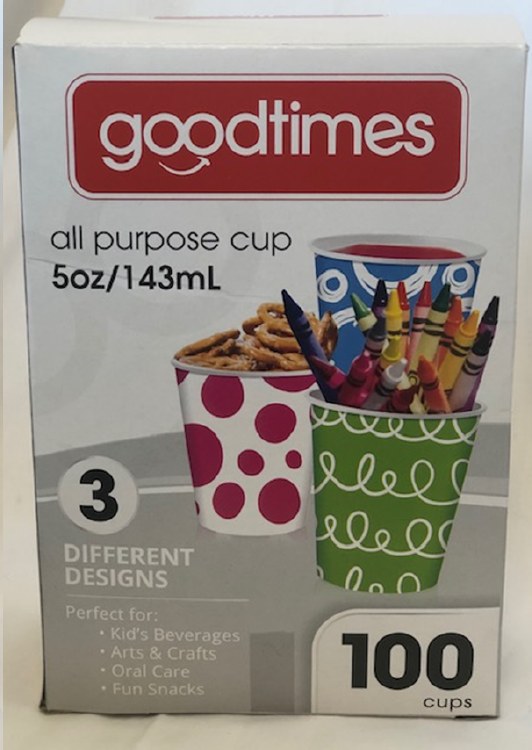 GOODTIMES 5oz Cold Cup - 100/PKG - (12) (70037) (GT037)