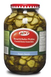 Bicks Bread & Butter pickles 4L (7421)  (07416)-  each (2)