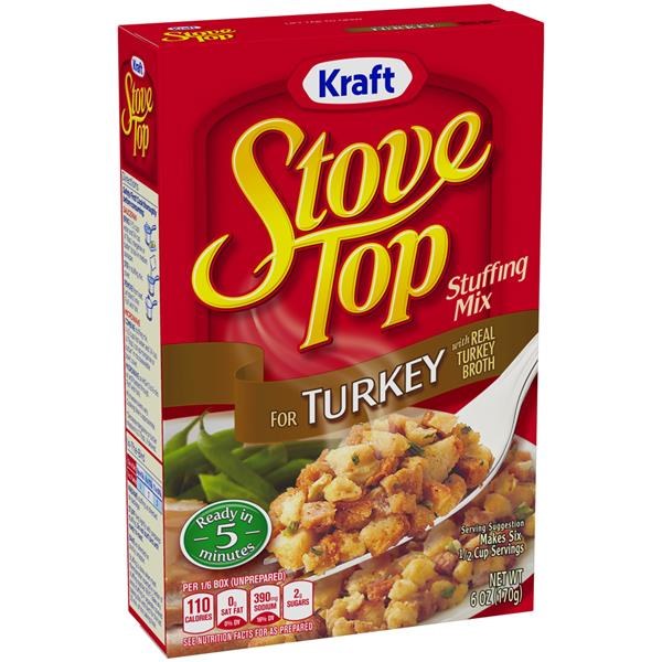 Kraft Stovetop Turkey Stuffing Mix- 120g (12) (04390)