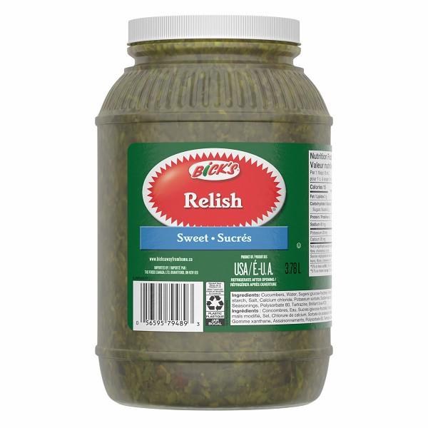 Bicks Zest Green Relish (Big Green) - 3.78L (2)
