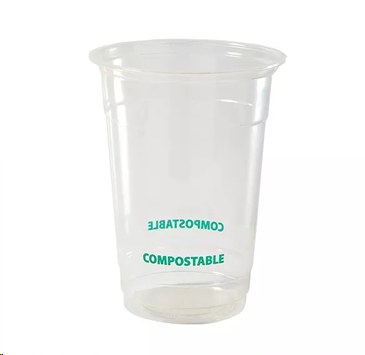 Eco Guardian Compostable 16oz Cold Cup, Clear - 50/PKG - SOLD BY PKG - (20) (00170)