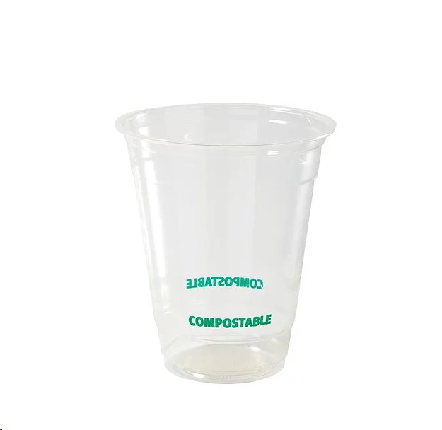 Eco Guardian Compostable 12oz Cold Cup, Clear - 50/PKG - SOLD BY PKG - (20) (00169)