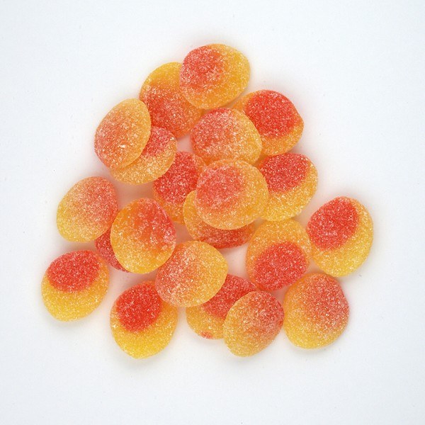 Allan Bulk Candy (5c) Peach Slices - 2.5KG (4) (21839)