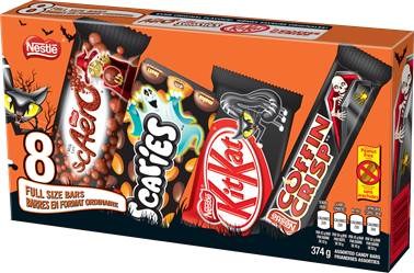 Nestle Scary Halloween Assorted Multi Single Bars-8ct (24) (45175)