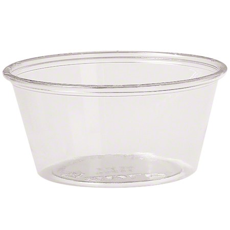Eco Guardian Compostable 2oz Portion Cup, Clear - 125/PKG - SOLD BY PKG - (20) (00175)