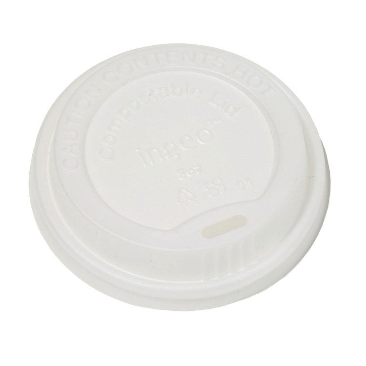 Eco Guardian Compostable 8oz Lid - 50/PKG (20) (CPLA-K08) (00018)