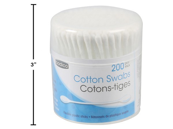 Cotton Swabs (like Q-tip) 200pc (12) (82325)