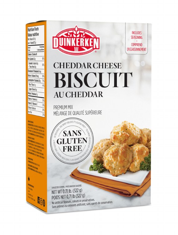 Duinkerken Gluten Free Cheddar Cheese Biscuit Mix - 322g (6) (00029)