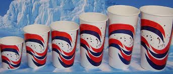 Genpak 12oz Paper Cold Cup Swirl Design - 50/SLV - (20) (70407) (CD330)