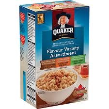 Quaker Instant Oatmeal 3 Variety Pack - 314g -(12)(11300)