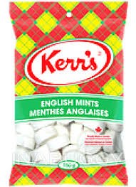 Kerr Premium Peg English White Mints 200g - Sold By Bag (12)(67021)