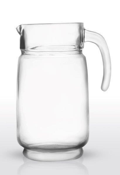 Glass Water Jug/Pitcher - 1.5L/52.8oz - EACH (6) (00000)