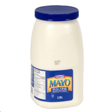 Kraft REAL Mayonnaise Jar 3.78L (44038) - gal (2)