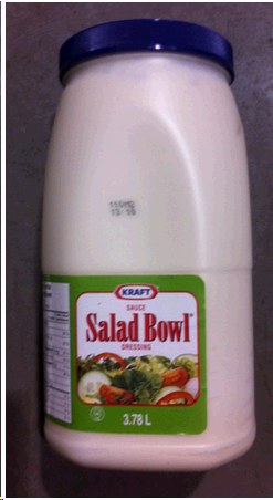 Kraft Salad Bowl Jar 3.78L (44658) - gal (2)