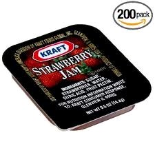 Kraft Strawberry Jam PURE Portion (10ml) (89789) - 140/Case