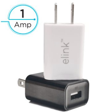 Cube USB Wall Charger - SOLD BY EACH (Black/White) (54844/55102)