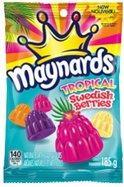Maynards Swedish Berry "Tropical"- peg bag- 154g (12) (01563) (01782)