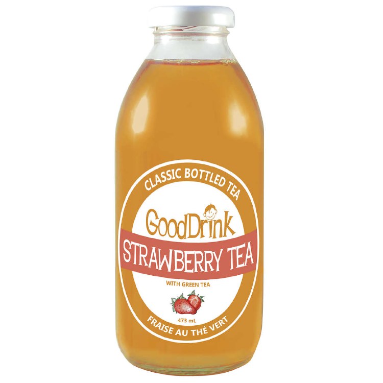 GoodDrink Strawberry Tea w/ Green Tea 473ml - 12/cs (00109)