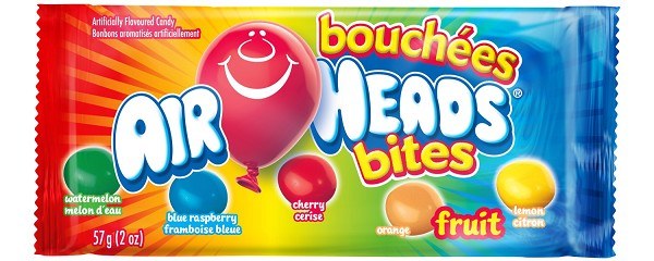 Airheads Bites Fruit- 18/BOX (8) (00959)