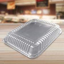 Clear Lid for 1.5 Foil Oblong Container - 500 cs. (91055)