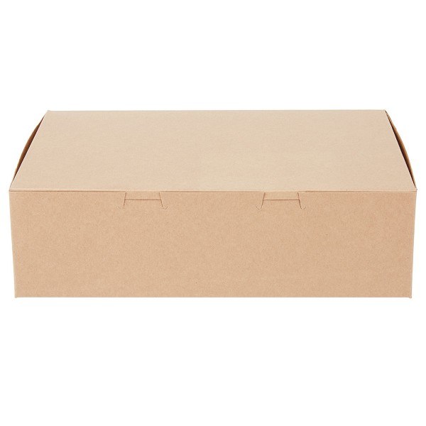Cake Box 14 x 10 x 4- KRAFT COLOR - 100 CS(25581)
