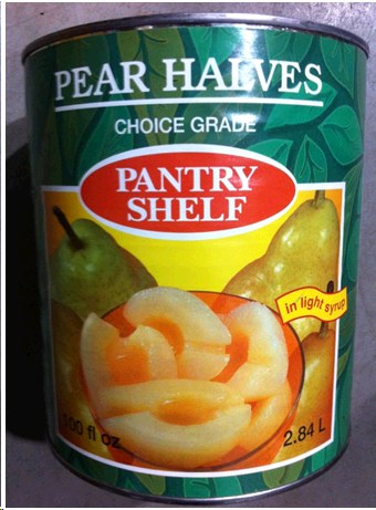 Pear Halves Pantry Shelv2.84L (90024) - Each (6)