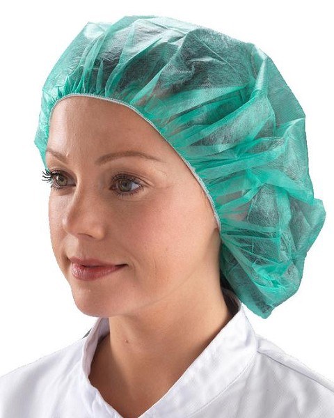 Bouffant Caps GREEN 21" - 4412-18-package of 100 (10)(11127)