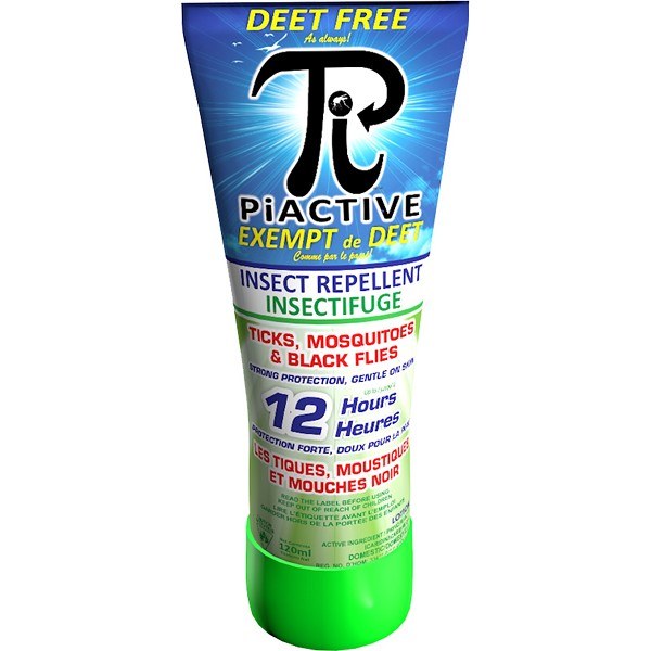 PIACTIVE 100% DEET Free Entire Family Cream Original - 120g (12) (00023)