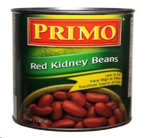 Primo Foods Tin Red Kidney Beans - 100oz - (6)(00392)
