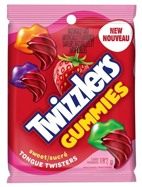 Twizzlers Gummie Tongue Twister Sweet - 182g (10)(80955)