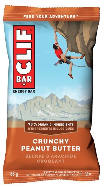 Clif Bar Crunchy Peanut Butter 68g -12/box (16) - (12408)