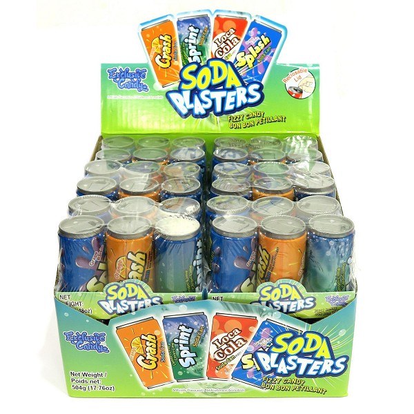 Soda Blasters Fizzy Candy - 42g - 12/Box (12) (18603)