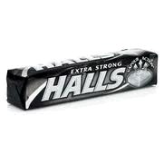 Halls Tablet Extra Strength Strong Black - 20/BOX (24) (62841) (00091)
