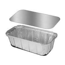 WP Foil Rectangle Oblong Container  1LB - 1000/cs (Board Lid=5705L) (Plastic Lid = 5705DL) (51334)
