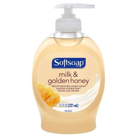 Soft Soap Pump Milk and Golden Honey  221ml (6) (29094)