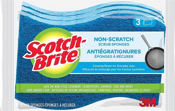 Scotch-Brite Non-Scratch Scrub Sponges - 3ct (12) (59846)