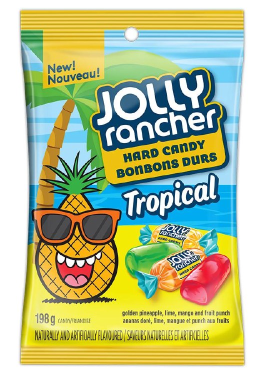 Jolly Rancher Hard Candy Tropical PEG- 198g (10) (04395)