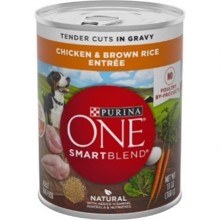 Purina One Chicken & Brown Rice Dog Food **IN GRAVY** 386g (41001) (12)